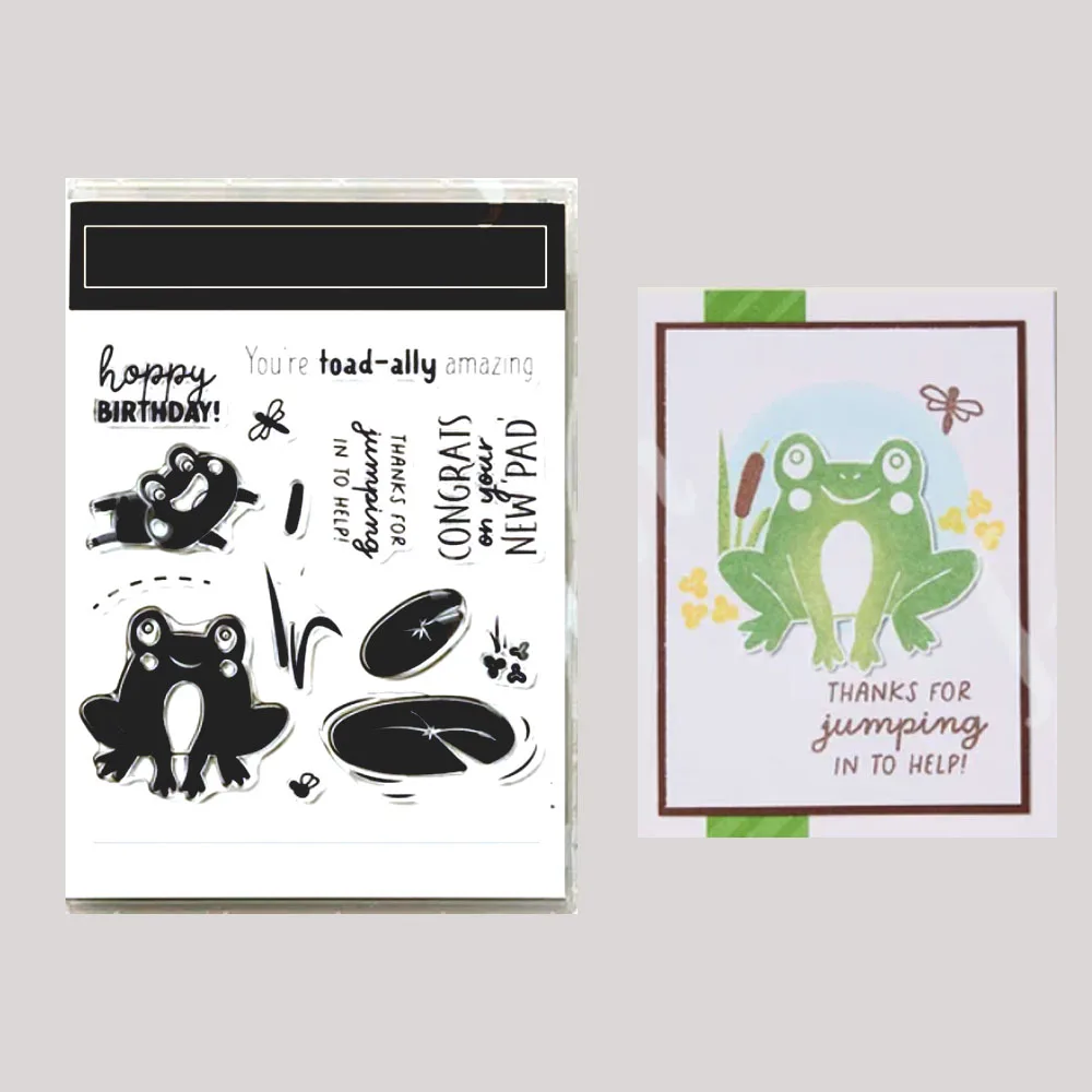 

Toad Ally Amazing Metal Cutting Dies And Clear Stamps DIY Card Album Making Scrapbooking Christmas Dies Embossing Template New