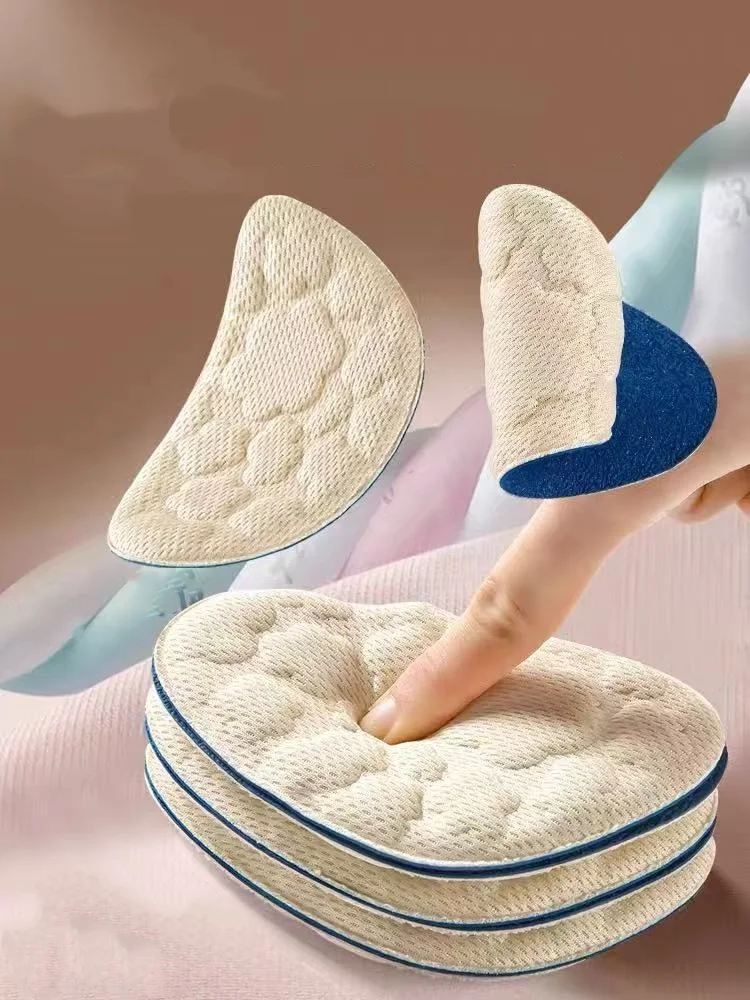 2 Pieces of Soft-Soled Insertable Cushion Pads, Non-Slip Forefoot Pads for High Heels