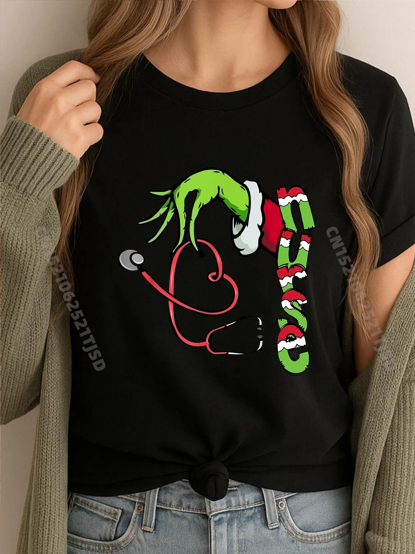 

Nurse Christmas Stethoscope Nurses Xmas Pajamas Pjs New T Shirt Men's Clothing Vaporwave