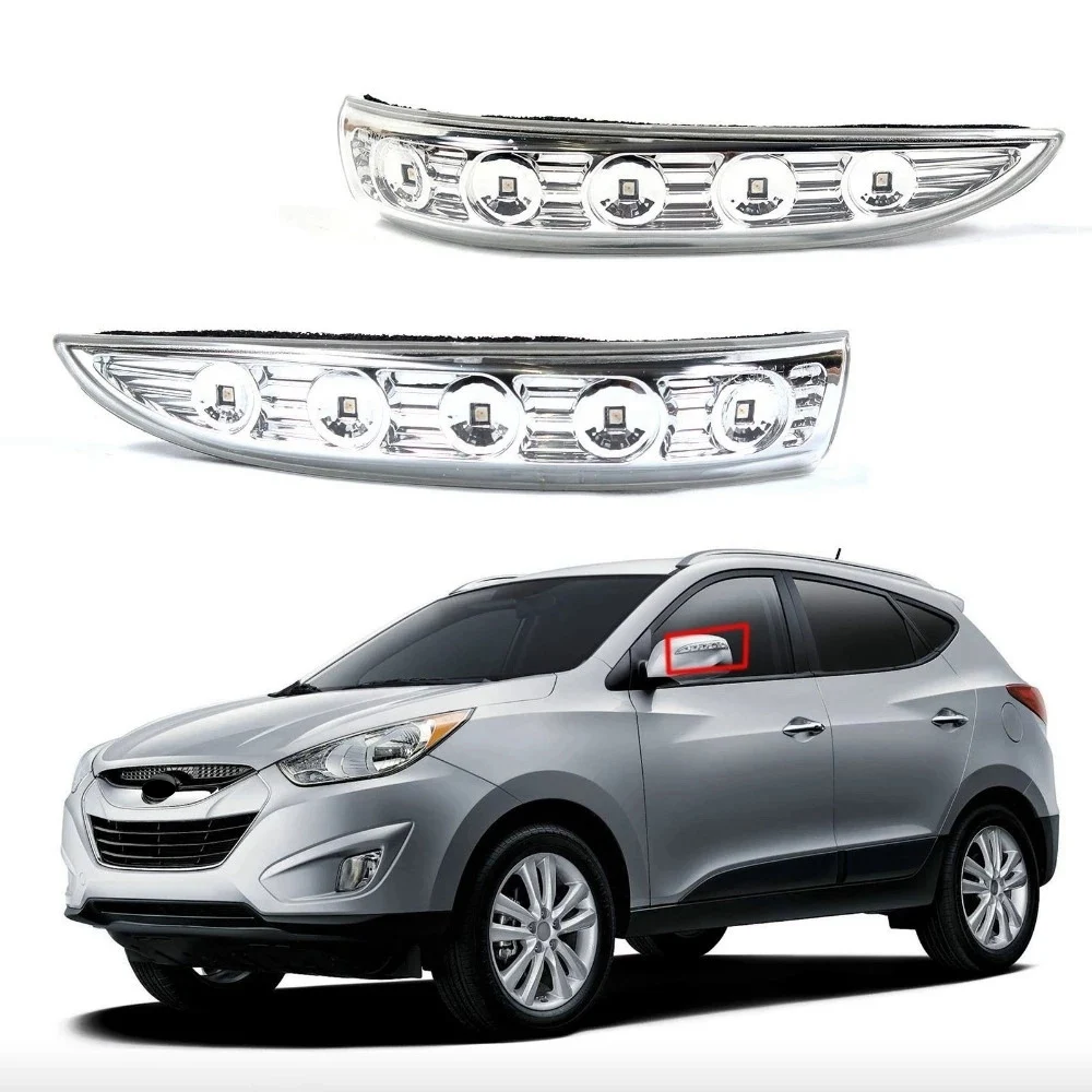 Car Rearview Mirror Turn Signal LED Exterior Mirror Turn Signal for Hyundai Tucson Ix35 2010-2014 876142S000 876242S000