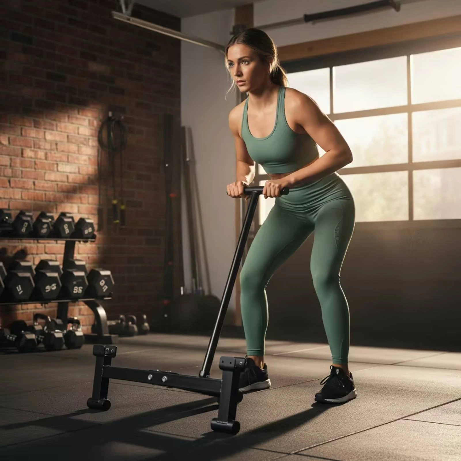 Deadlift Jack Barbell - Barbell Jack with T-Handle Stable Deadlift