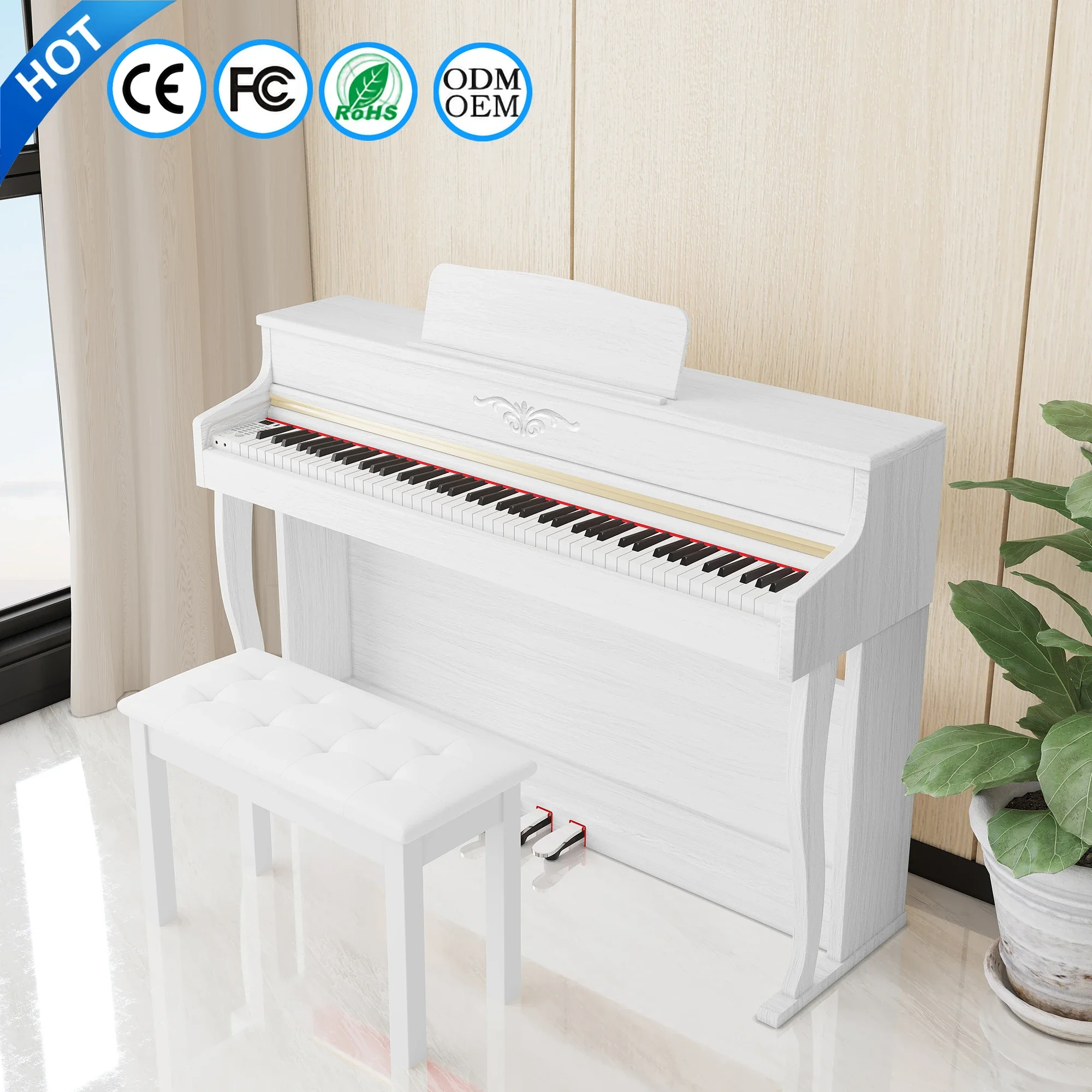 studio keyboard professional piano usb music instrument piano 88 key piano upright