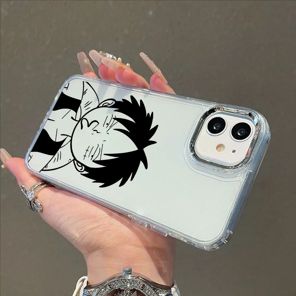 Transparent Phone Case For Samsung Note 20 Ultra 10 Plus Cartoon Luffy Funny Manga Cover J7 Prime M10s M01s M15 M13 M12 Coque