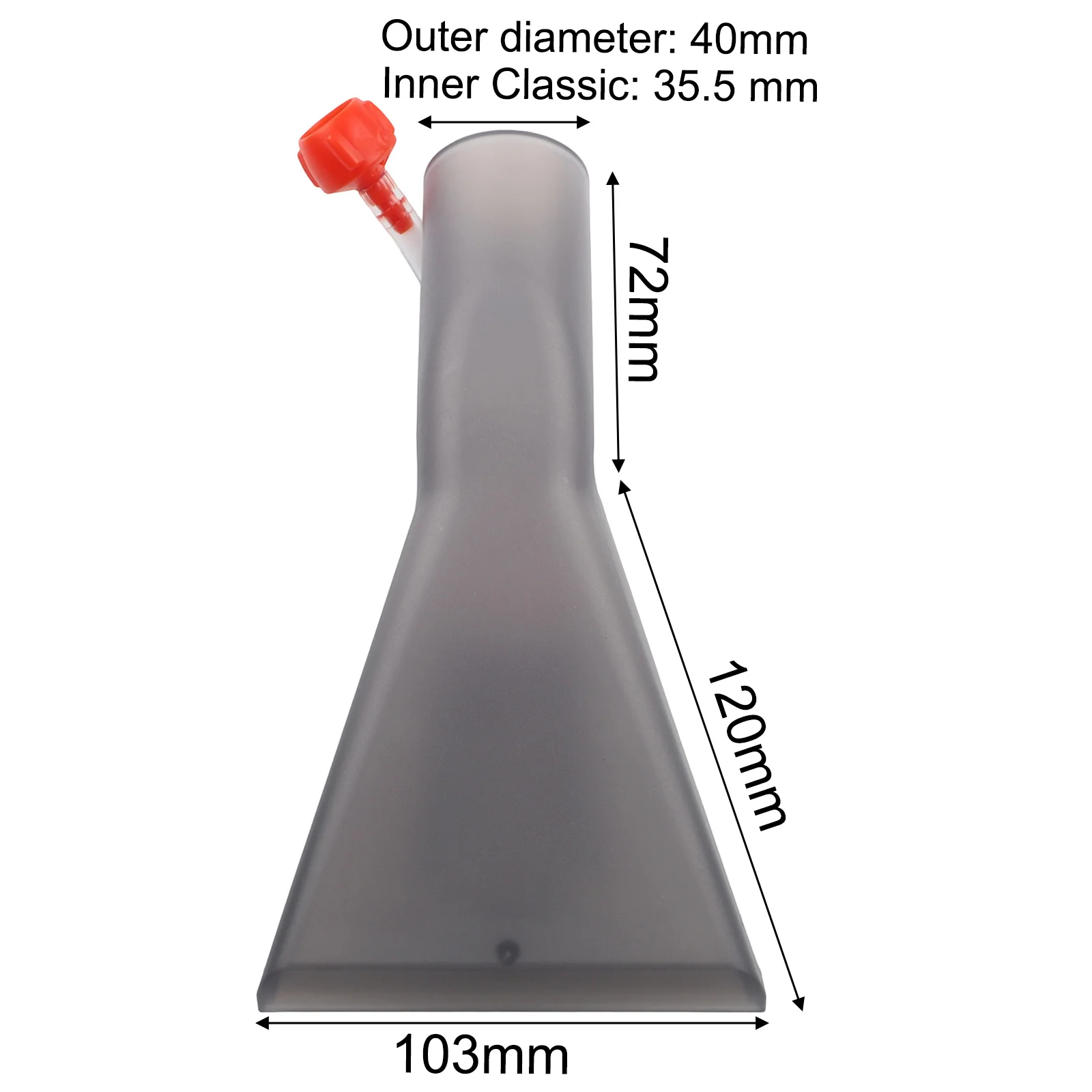Cleaning Furniture Spray Extraction Nozzle Deep Cleaning Cleaning Brush Triangular-shaped Design Kills Harmful Organisms