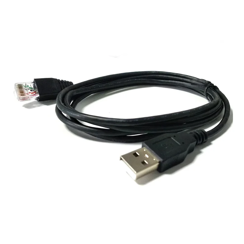 Cable de consola USB a RJ50 AP9827 para APC Smart UPS 940-0127B 940-127C 940-0127E con arranque de alivio de tensión moldeado, 1,8 M