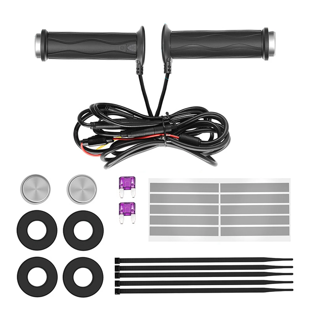 

Чехлы на ручки с подогревом мотоцикла, пригодные для мотоцикла 12 В с ручкой 22 мм/0,86 дюйма