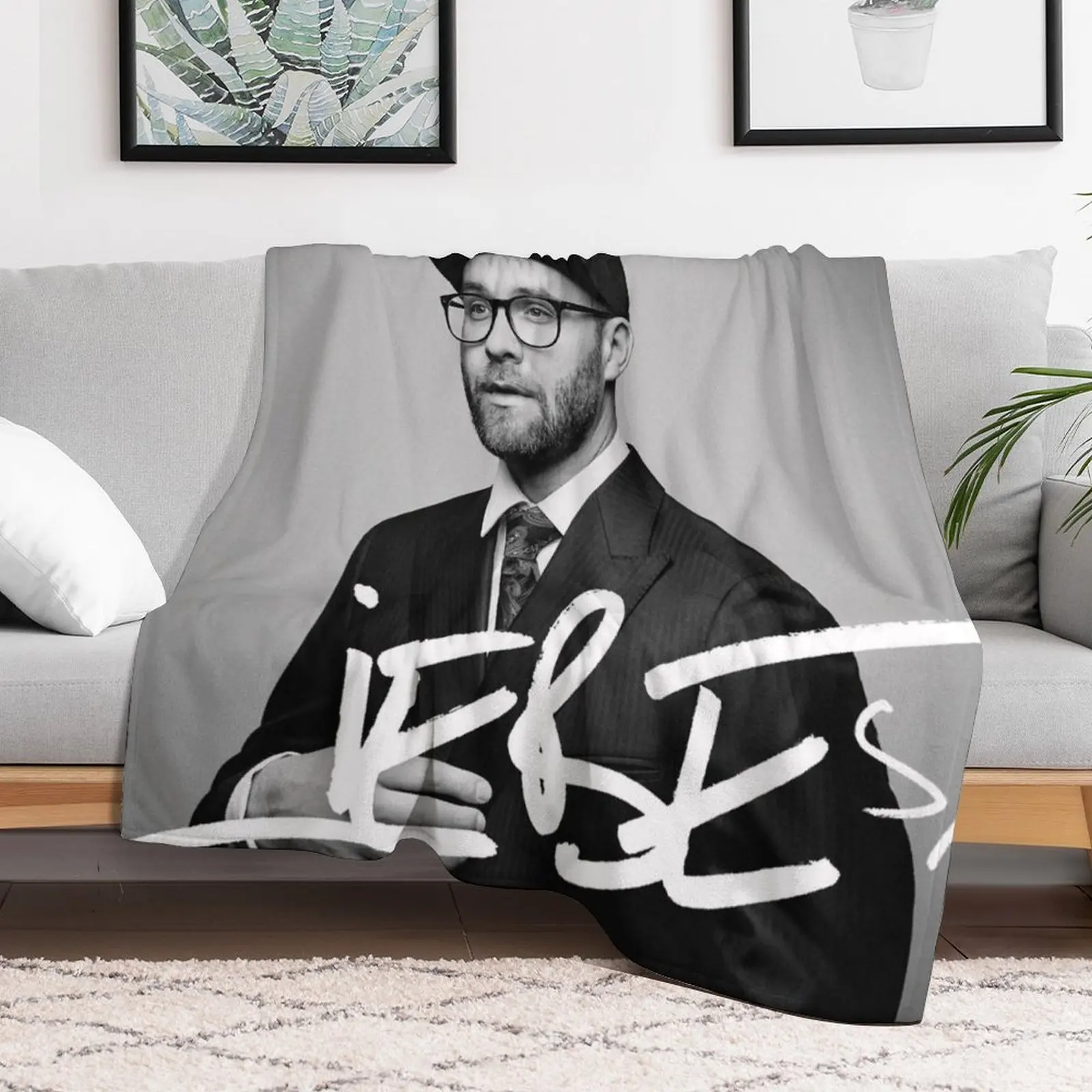 Mark Forster - Liebe Album Throw Blanket Plaid on the sofa for winter For Sofa Thin Blankets