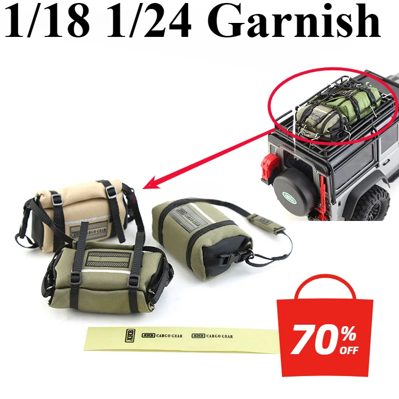 

TRX4-M luggage bag station wagon bag decorative parts for 1/18 1/24 RC Crawler Car TRX4-M SCX24 Land Rover Lima