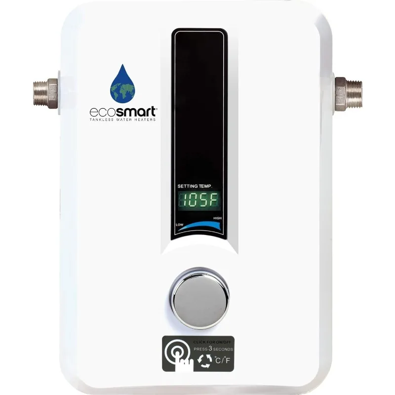 EcoSmart ECO 11 Electric Tankless Water Heater, 13KW at 240 Volts with Patented Self Modulating Technology