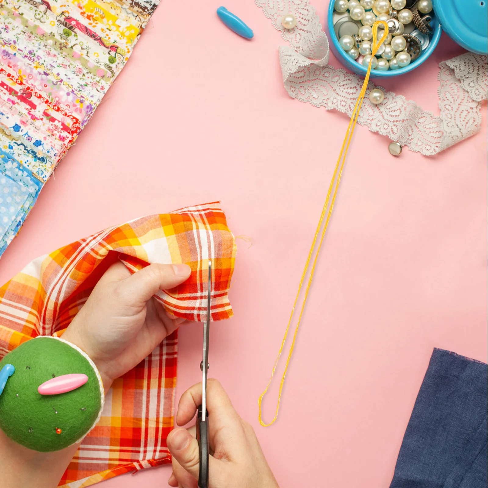 8Pcs Silk Embroidery Thread Smooth Strong Natural Fiber for Intricate Hand Stitching Sewing Crafts Quilting and Garment