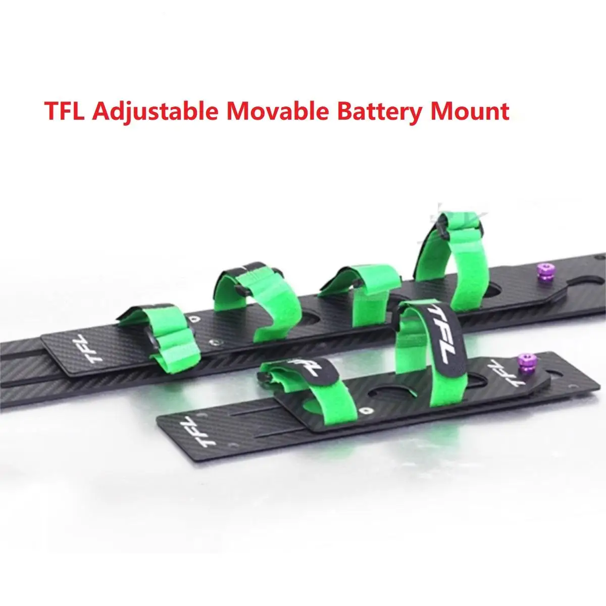 

TFL Adjustable Movable Battery Mount/Support/Stand Carbon Fiber / Epoxy Multi-function for RC Boat