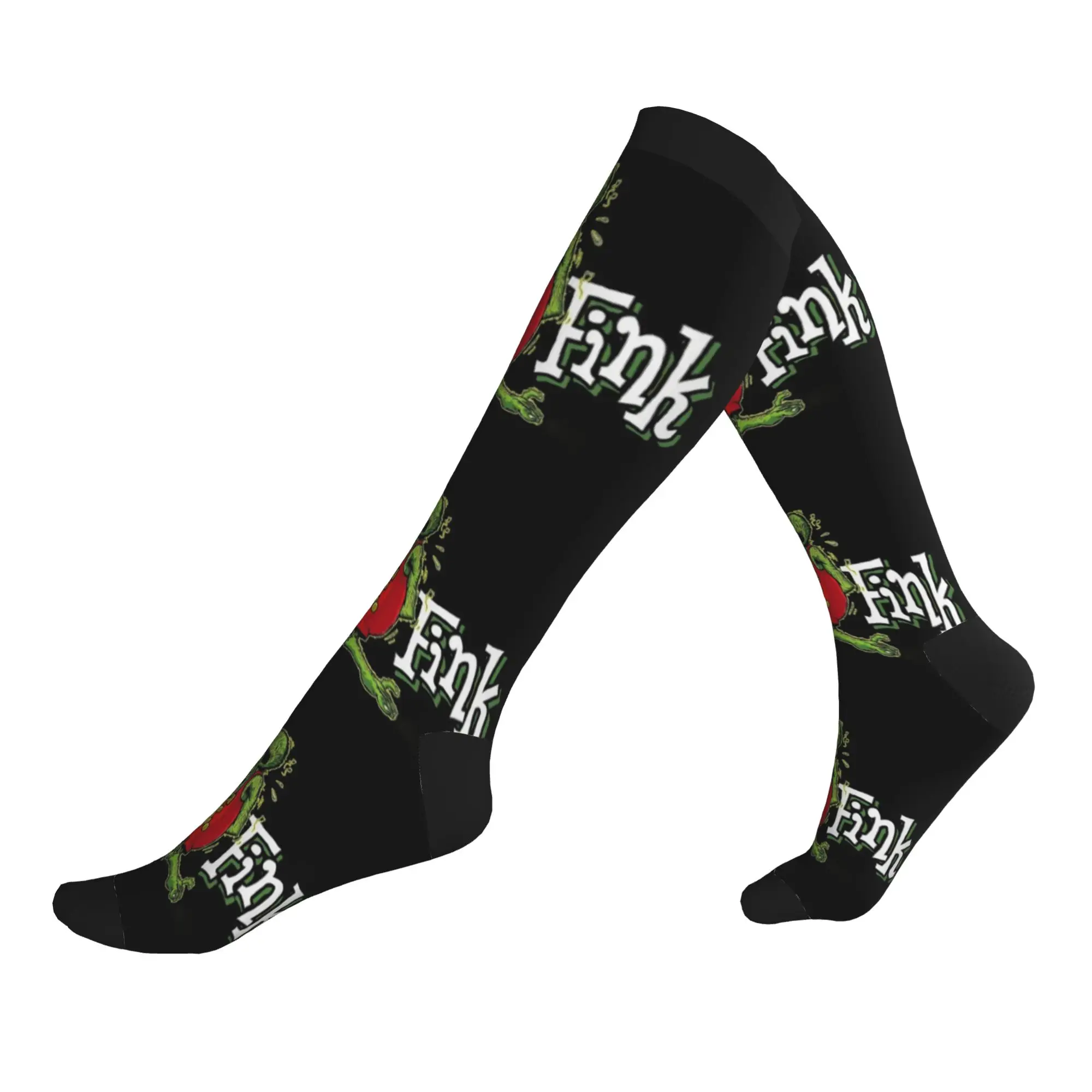 Cute Men's Rat Fink Animation Anime Cartoon Dress Socks Unisex Breathbale Warm 3D Printing  Sports Compression Socks