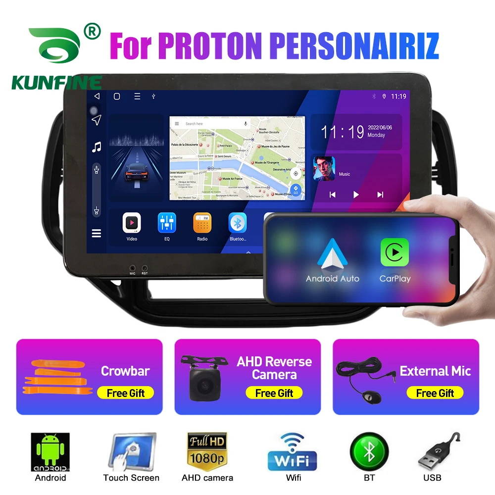 

10,33-дюймовый автомобильный радиоприемник для PROTON PERSONAIRIZ 2Din Android, восьмиядерный автомобильный стерео DVD, GPS-навигатор, плеер, QLED-экран Carplay