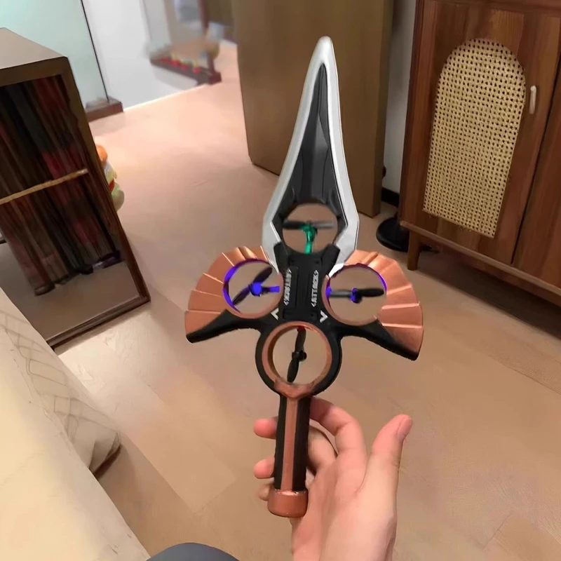 في الهواء الطلق المحمولة EDC التحكم بالإيماءات الصينية الرجعية رغوة تحلق السيف لعبة هدية الإبداعية