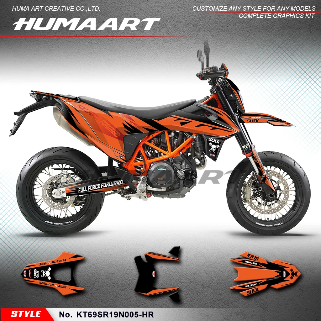 

HUMAART индивидуальный лист наклеек для KTM 690 SMC R 690 Enduro R 2019 2020 2021 2022 2023 2024, восстановление, KT69S(E)R19N005-HR