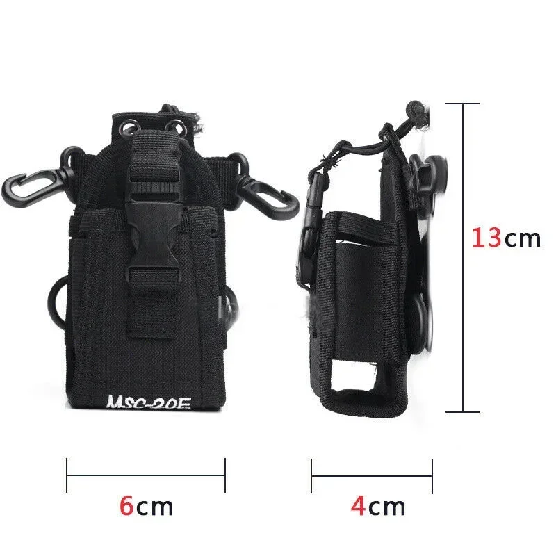 BaoFeng MSC-20E MSC-20D Nylon Pouch Bag Carry Case for UV-5R UV-82 UV-XR UV-9R Plus YAESU Mototrola GP338 Radio Walkie Talkie