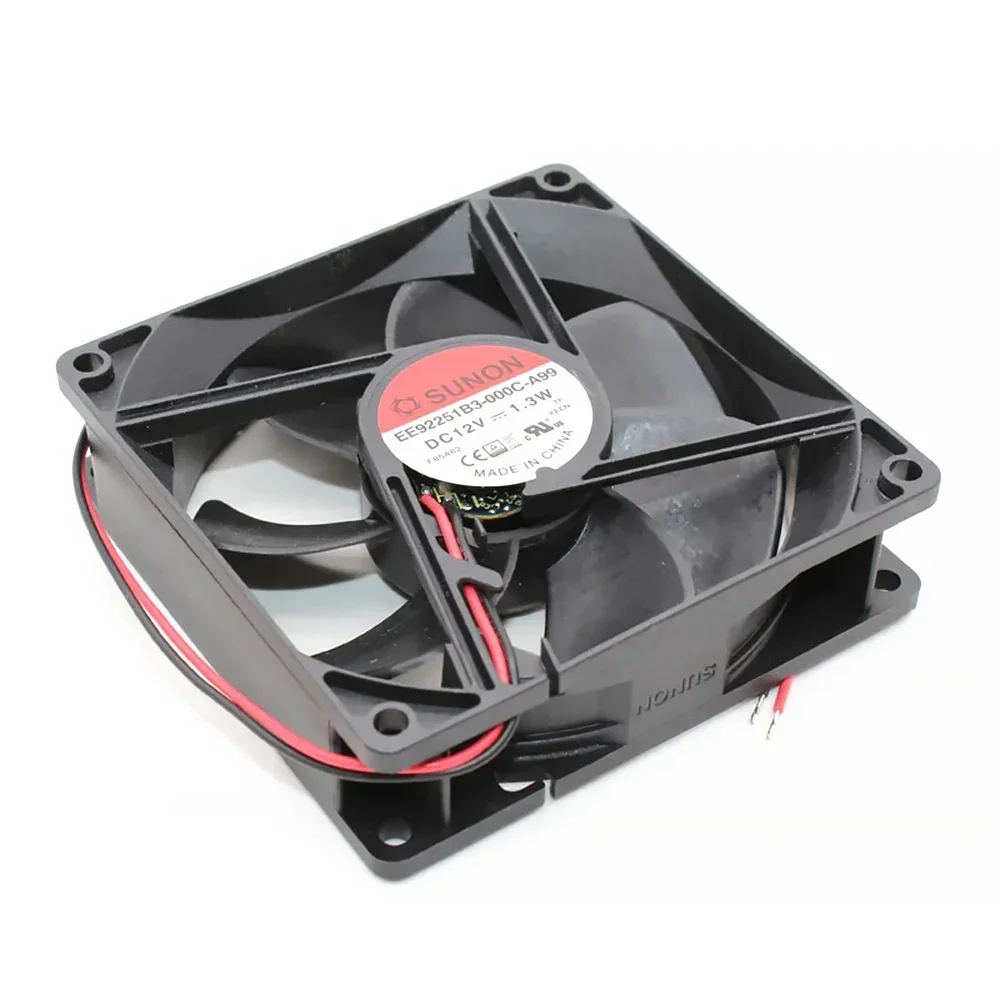 

+New 9cm for original EE92251B3-000C-A99 9025 DC 12V 1.3W cooling fan