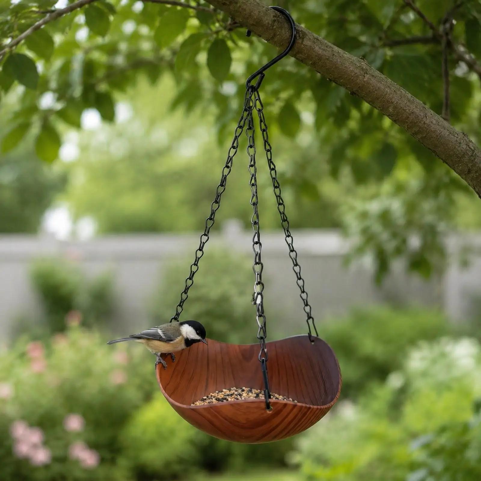 Hanging Bird Baths for Outdoors Bird Paddling Pool Multipurpose Heavy Duty Birdbath for Patio Courtyard Garden Porch Decor