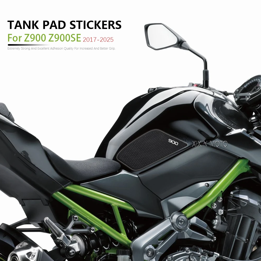 For Kawasaki Z900 SE Z 900 Z900SE 2017-2025 Motorcycle Tank Pad Protector Sticker Decal Gas Knee Grip