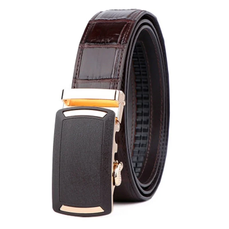 linshe  new  crocodile belt  contracted
