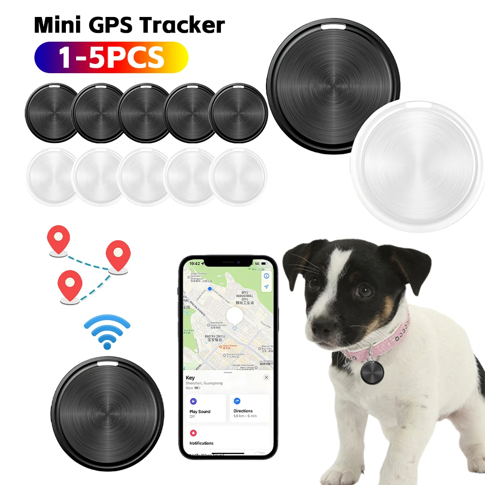 

Мини-автомобильный GPS-трекер Bluetooth для Android, локатор предметов, трекер для собак, кошелек-трекер с приложением Google Find My Device для домашних животных