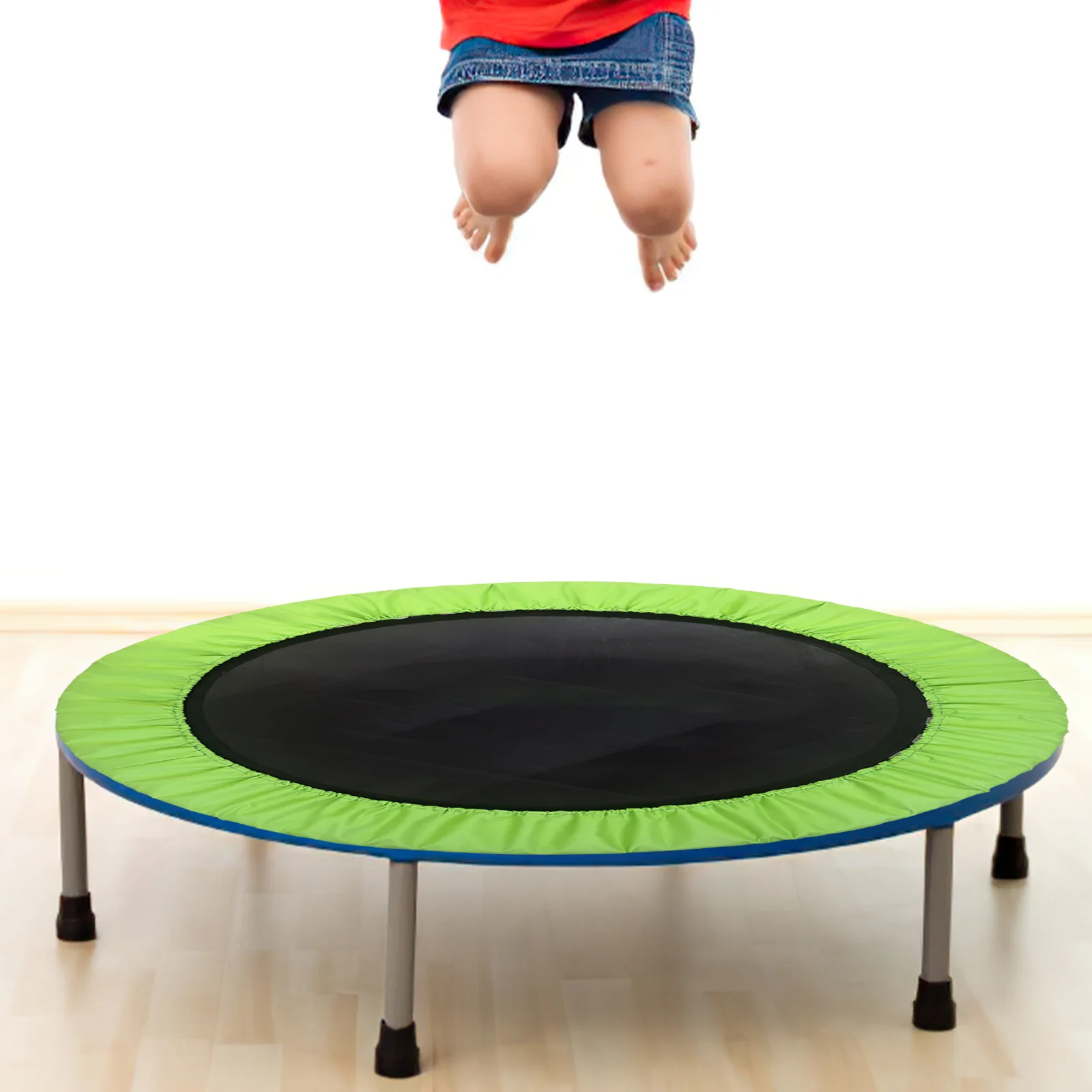 Copertura per tenda per trampolino resistente a molla per trampolino Tappetino di sicurezza in PE per letto da salto all'aperto Accessorio per protezione per parco giochi per bambini