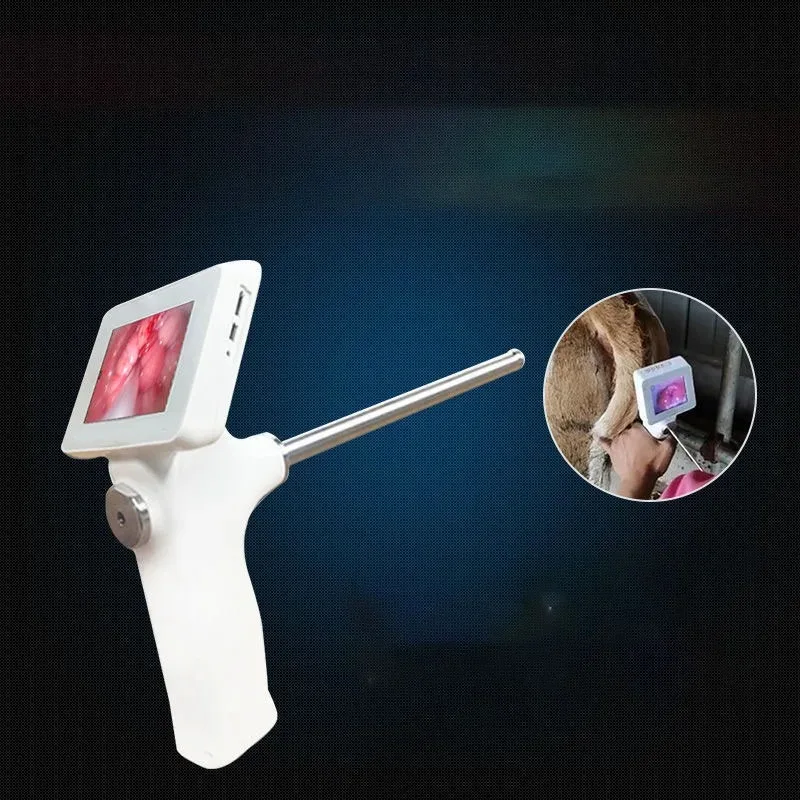 2025 Cow Artificial Insemination Visual Endoscope Sperm AI Gun Deferens Veterinary Breeding Kit Horse Cattle Farm Constant Heat