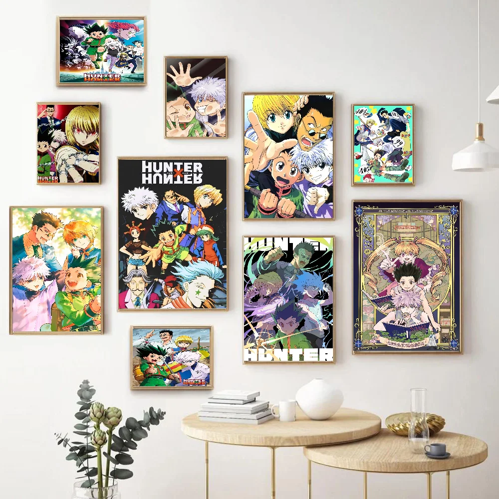 Hunter X Hunte Anime Classic Vintage Posters HD Quality Wall Art Retro Posters For Home Room Wall Decor