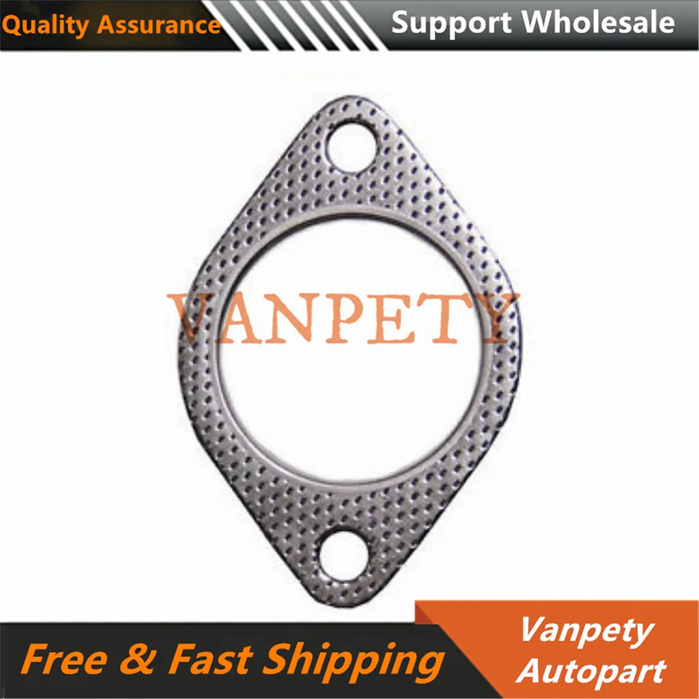 2PCS Exhaust Pipe Gasket For Mitsubishi Pajero III Montero  V63 V73 V75 V76  V77  Pinin IO TR4 H76 1998-2007 MB687015