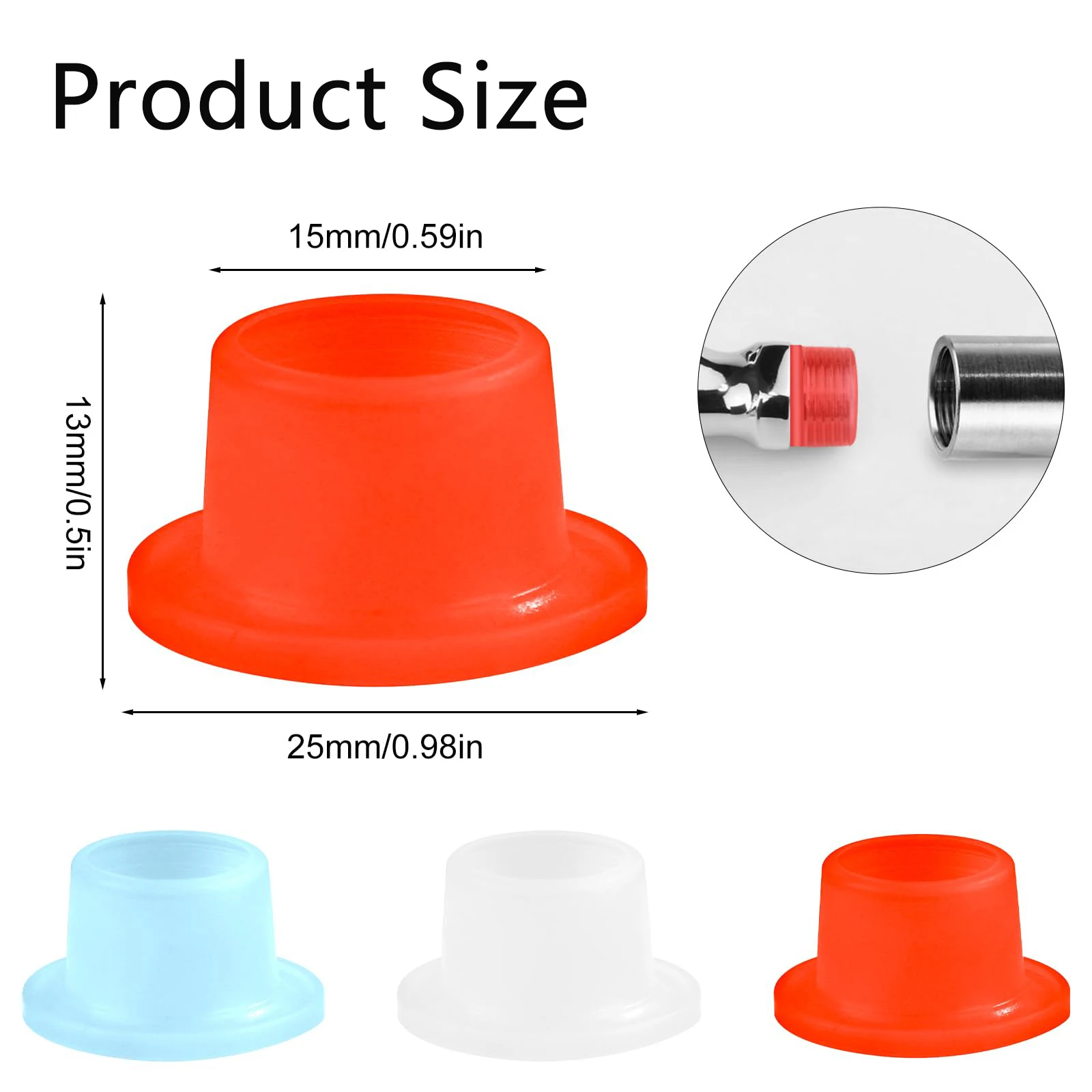 10-100 قطعة طوقا ختم الصنبور مقاوم للماء المتينات العزل مادة مانعة للتسرب منع نازف مكافحة الشيخوخة الختم