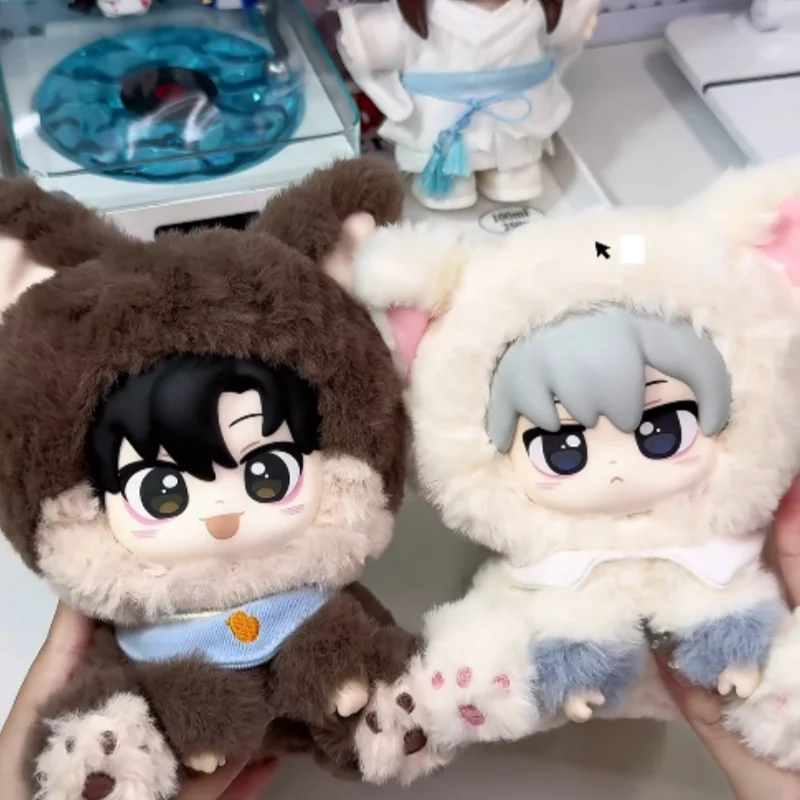 

Аутентичная ссылка Click Time Forest Spirit Series, виниловая плюшевая кукла с лицом Лу Гуанчшень, часовой персонаж, кукла, орнамент, праздничный подарок