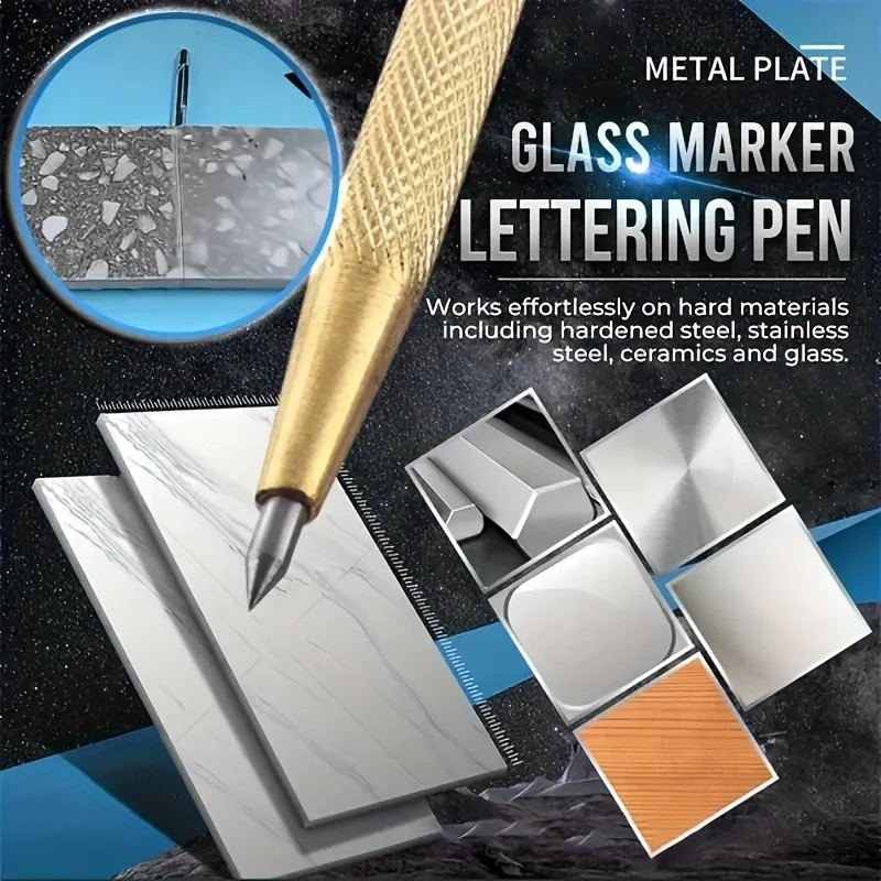 Wolframkarbid-Anreißstift 2/4 Stück Hochleistungs-Metallmarker für Marmor, Glas, Keramik, Eisen, Aluminiumplatten, Bau-Markierungswerkzeug – Detail 4