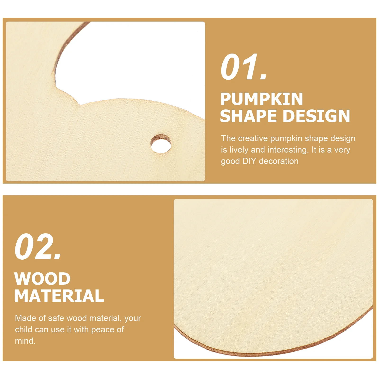 

8Pcs Unfinished Wooden Pumpkin Slices Blank Wood Pieces for DIY Crafts Ornaments Wood Craft DIY Crafts Material