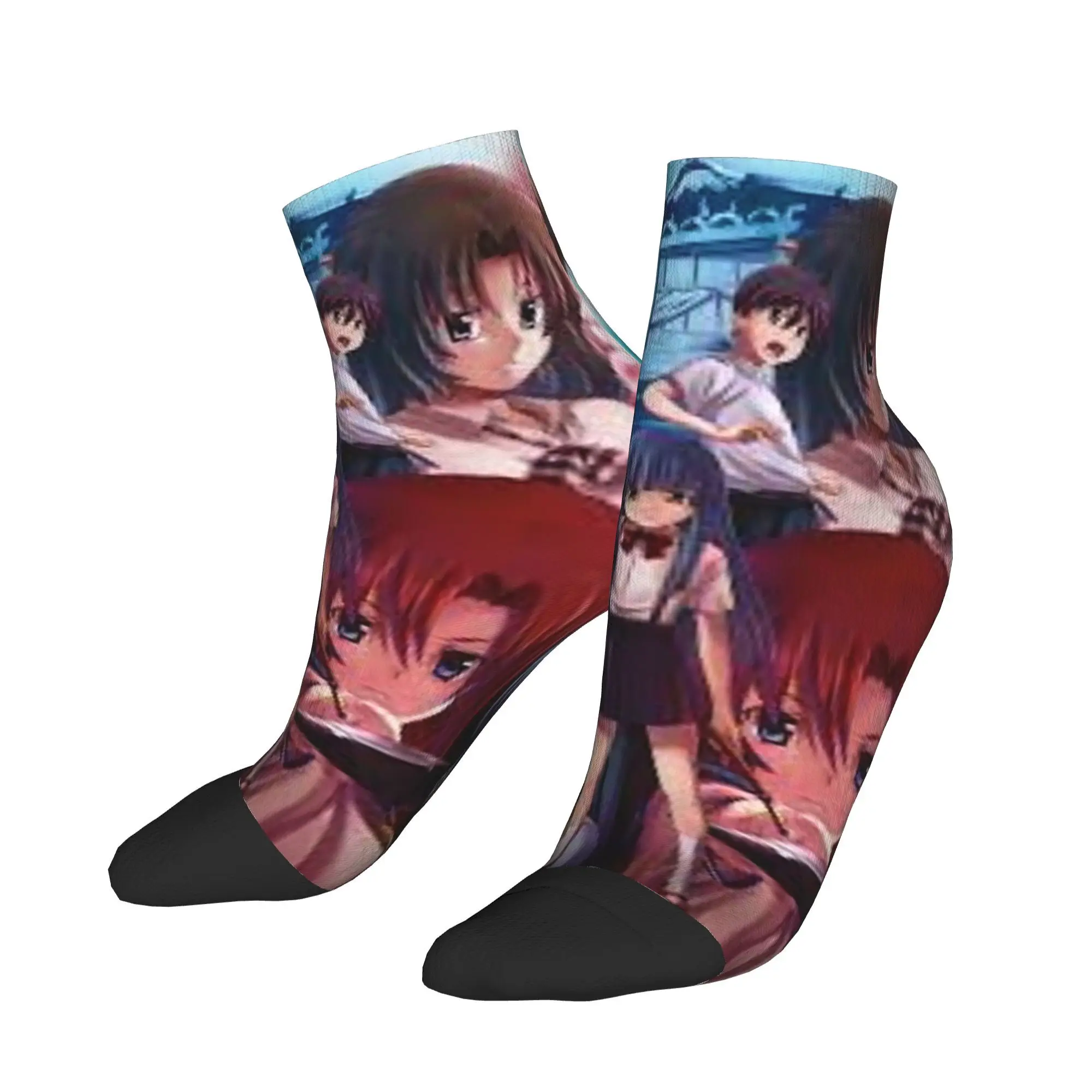 

Higurashi no Naku Koro ni Socks Harajuku High Quality Stockings All Season Socks Accessories for Unisex Christmas Gifts