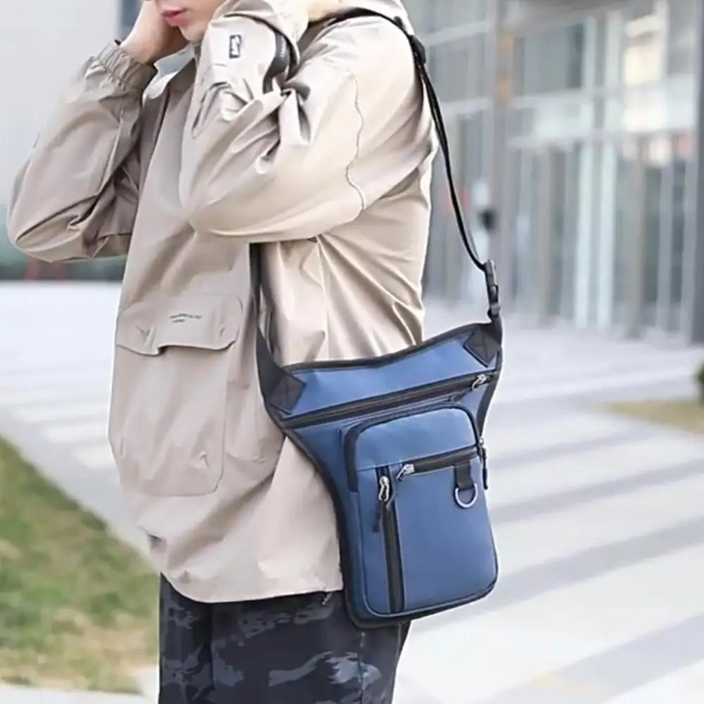 Tactical Travel Bag Waterproof Motorcycle Waist Leg Bag Men Hip Bum Pack Leg Side Bag Ride Bags Outdoor Casual Fanny Pack