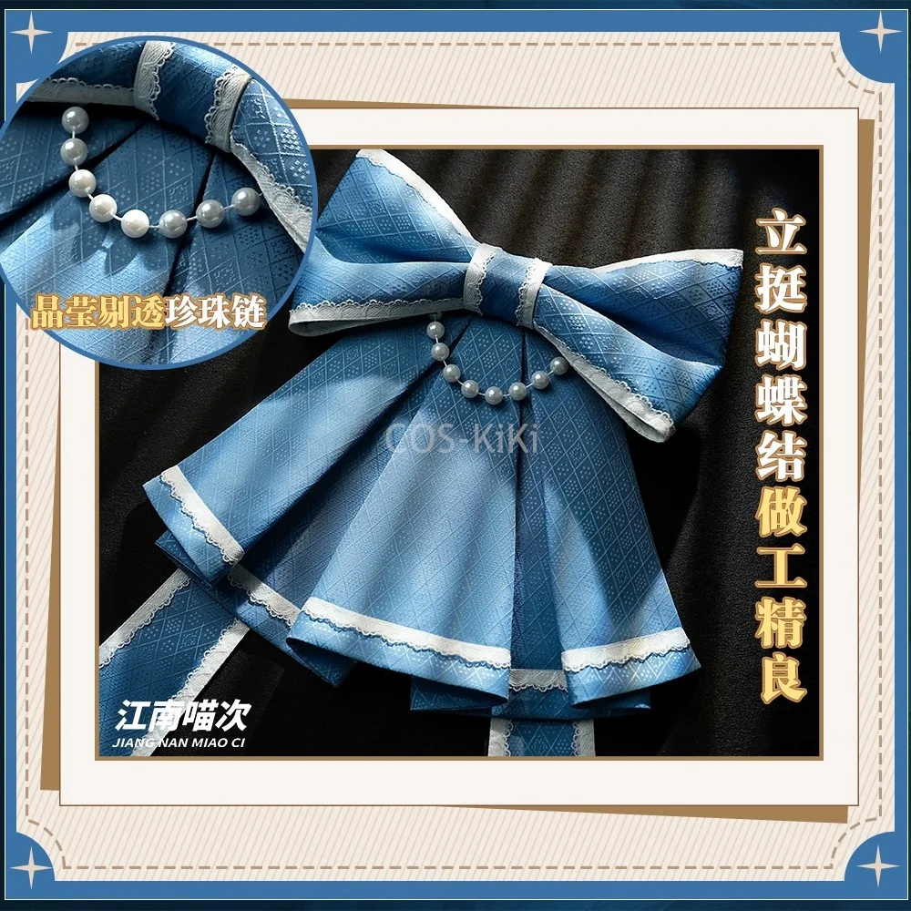 COS-KiKi الهوية الخامس إيما وودز البستاني مانور عيد الحب اعتراف تشخيص زهرة الزفاف فستان أنيق تأثيري حلي