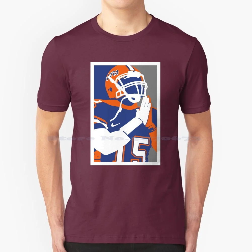 80S T Shirt 100% Cotton Tee Tim Tebow T1M Denver God Jesus Religion Faith Heaven Throwback 90S 80S Retro Football Tebow Time