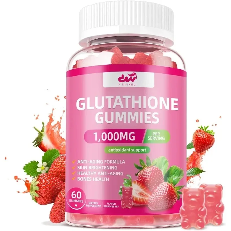 

Collagen glutathione gummies supplement: Vitamin C E、D&B12 ， Anti aging formula and bone strengthening，60 gummies