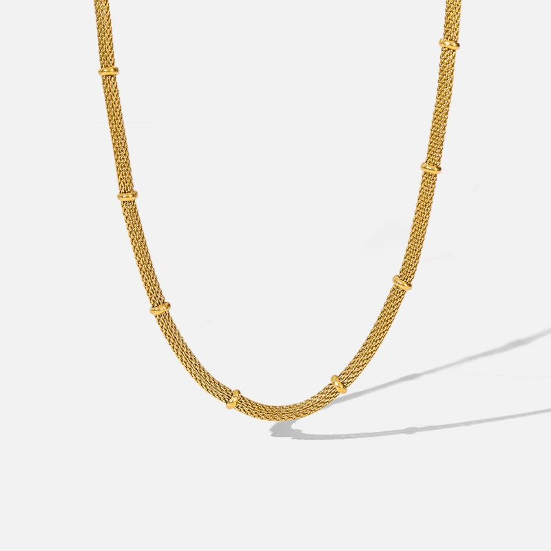 EILIECK 316L Stainless Steel Necklace for Women Stylish Jewelry High Quality Rust Proof Link Chain Collar Girls Birthday Gifts