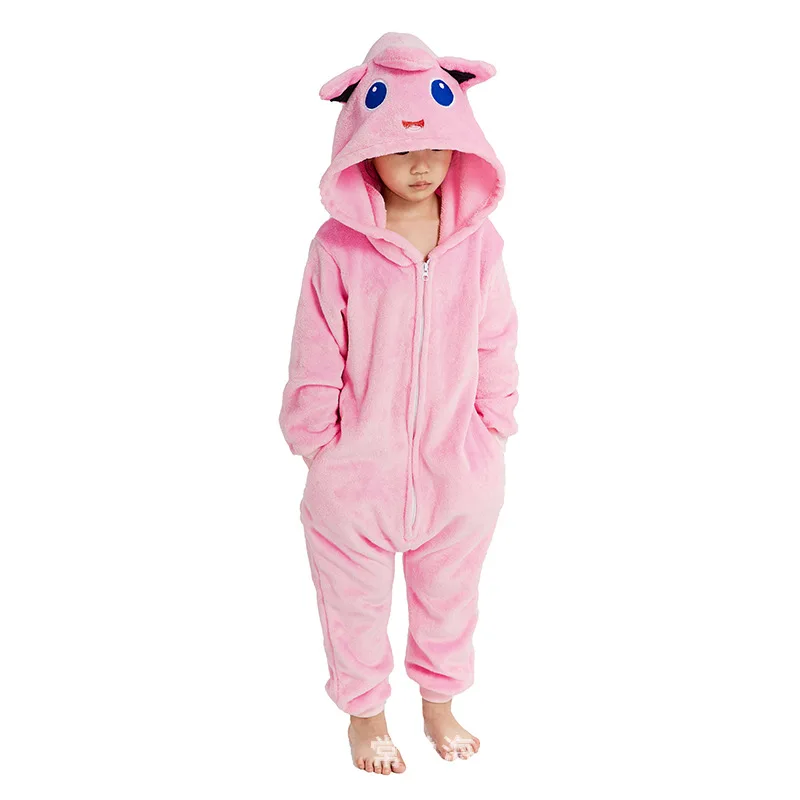 Pokemon Gengar Snorlax Pikachu Charmander Pluche Full Body Onesie Pyjama Anime Cosplay Kostuum Voor Volwassenen Kind Halloween Kerst