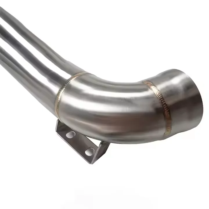 2015-2017 Benz  GT GTS GTC GTR Exhaust Downpipe Straight Header with Heat Shield New 304 Stainless Steel JIAJUN
