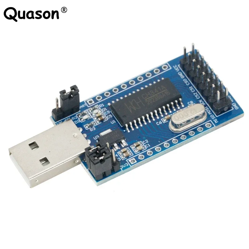 

CH341A Programmer USB to UART IIC SPI I2C Convertor Parallel Port Converter Onboard Operating Indicator Lamp Board Module