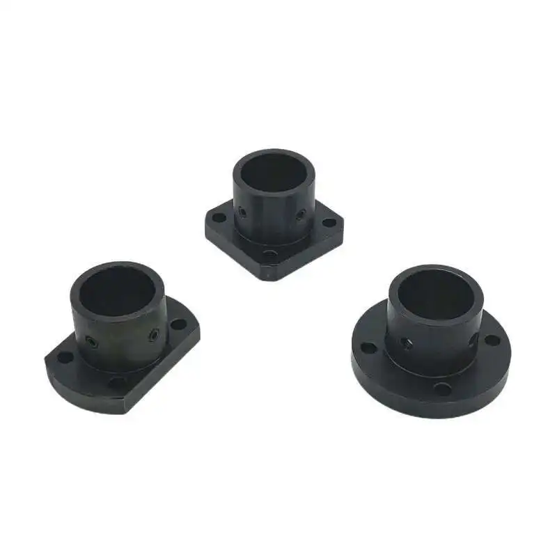 Guide shaft seat Optical shaft bracket Round seat Flat flange Installation 45 steel 6 8 10 12 15 16 20 25 30 35 40 50