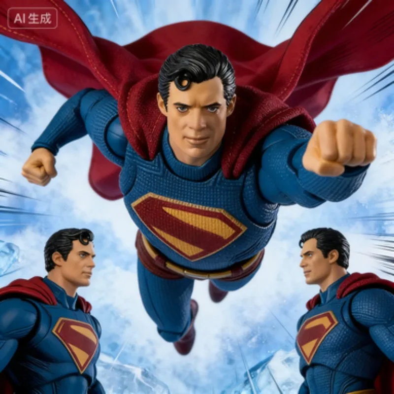 

Spot SaleFiguras Acción Bandai SHF Supercman, Juguetes Anime DC, Kit Molo en Caja Originalin Stock