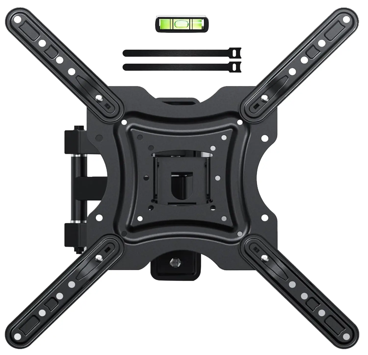 

Full Motion TV Wall Mount for 26-55 inch LED TVs, Swivel Tilt Extension, VESA 400x400mm, 77lbs
