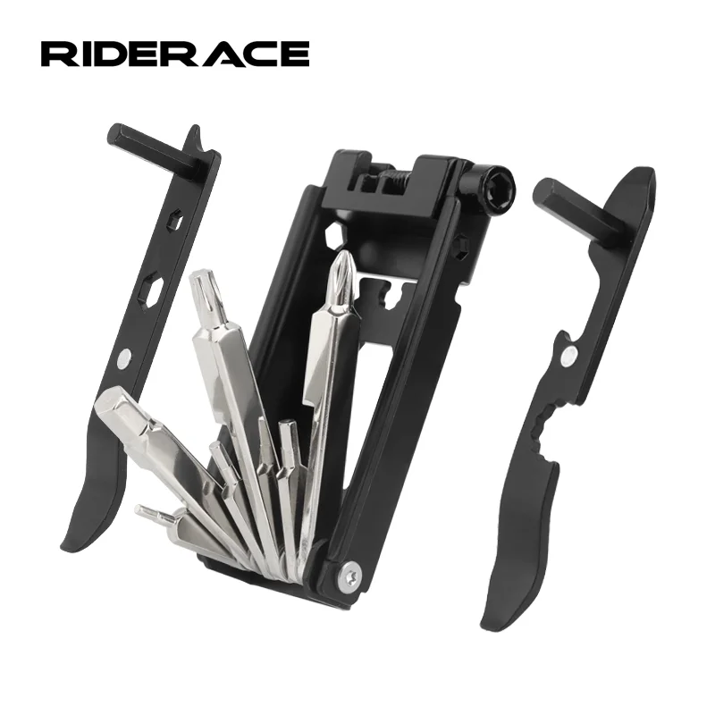 Bicycle Multi Function Tool Kit Foldable Hex Spoke Wrench For Cycle Chain Cutter Mountain Road Bike Screwdriver Repair Tools Set