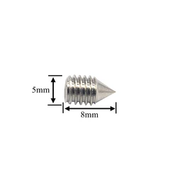 Door handle special stainless steel hexagon socket screw tip M5*8mm/M6*8mm