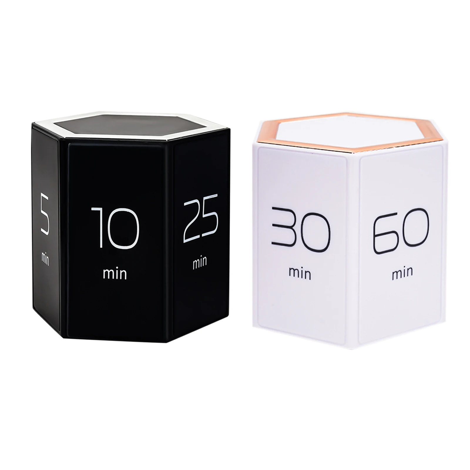 Led Display Hexagon Flip Timer Mutable Countdown Timers 15 Seconds Long Prompt Office Hours Reminder for Classroom Kids Learning