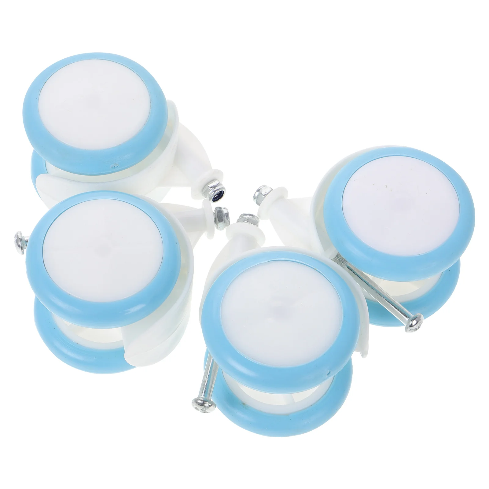 4 Pcs Baby Walker Replacement Wheels Plastic Rubber Smooth Movement Universal Fit Stroller Carts Accessories Baby Cart