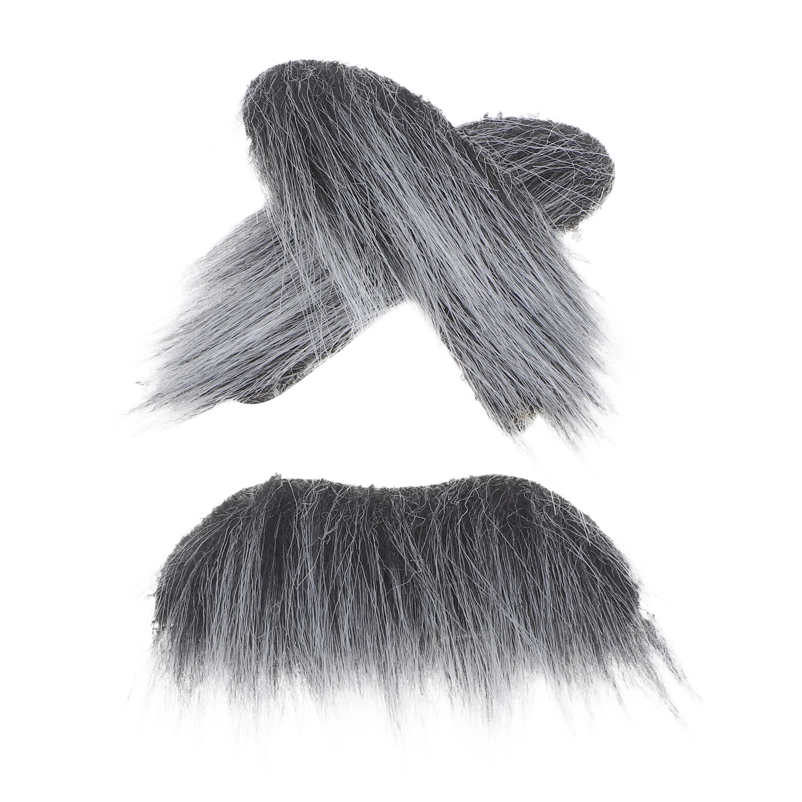 

1 комплект, набор для бровей с искусственной бородой, реалистичные аксессуары для костюмов на Хэллоуин, самоклеящиеся усы для косплея, маскарада, реквизит для вечеринки